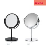 KELA Stojací zrcadlo Selena kov černá