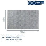 KELA Koupelnová předložka Leana 100x60 cm  bavlna šedá