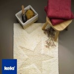 KELA Koupelnová předložka LINDANO 100% bavlna vanilka 120x70cm