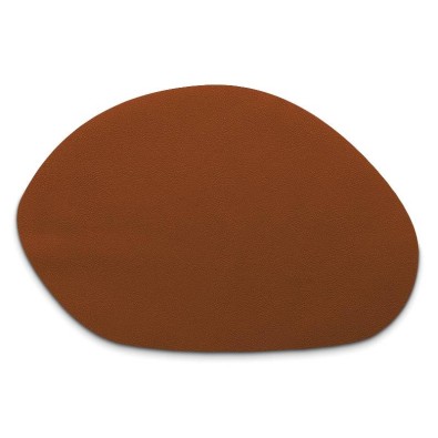 KELA Prostírání Stone PU kůže hnědá 45,0x30,0x0,2cm