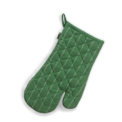 Chňapka rukavice do trouby Cora 100% bavlna světle zelené/zelené pruhy 31,0x18,0cm