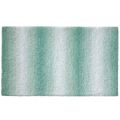 KELA Koupelnová předložka Ombre 80x50 cm polyester nefritově zelená
