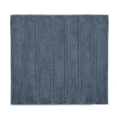 KELA Koupelnová předložka Megan 100% bavlna kouřově modrá 65,0x55,0x1,6cm