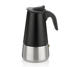 KELA Konvice na espresso Ferrara nerez černá 19,5 cm 10,0 cm  300,0 ml