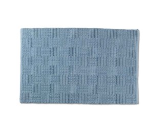 Koupelnová předložka Leana 80x50 cm bavlna modrá