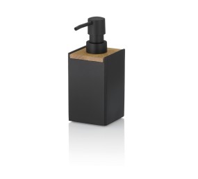 KELA Dávkovač mýdla Cube polyresin černá 300 ml