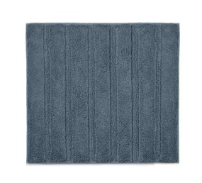 KELA Koupelnová předložka Megan 100% bavlna kouřově modrá 65,0x55,0x1,6cm