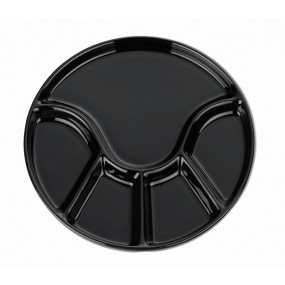 KELA Fondue talíř ANNELI černá 21,5 cm